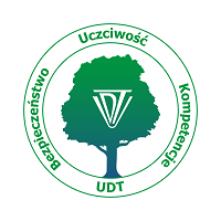 Zielone drzewo z symbolem UDT