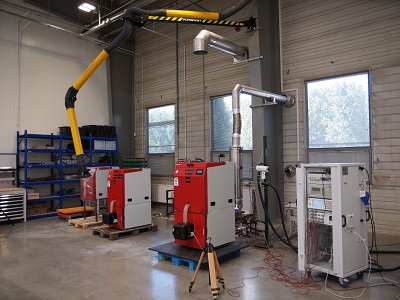 Badanie w zakresie emisji spalin i efektywnosci energetycznej PN EN 303 52012 prowadzone w laboratorium UDT CLDT w Poznaniu