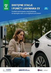 Okładka przewodnika dostępne stacje ładowania EV